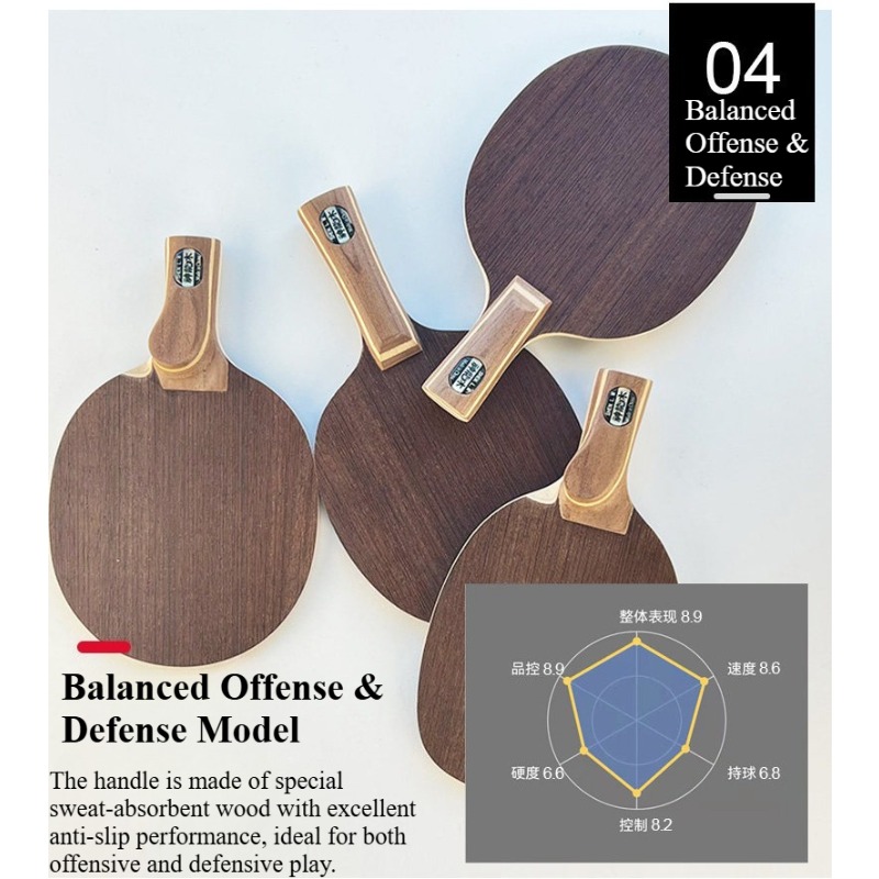 مضرب تنس طاولة صيني/ياباني احت - مراجعة Table Tennis Paddles وسعره