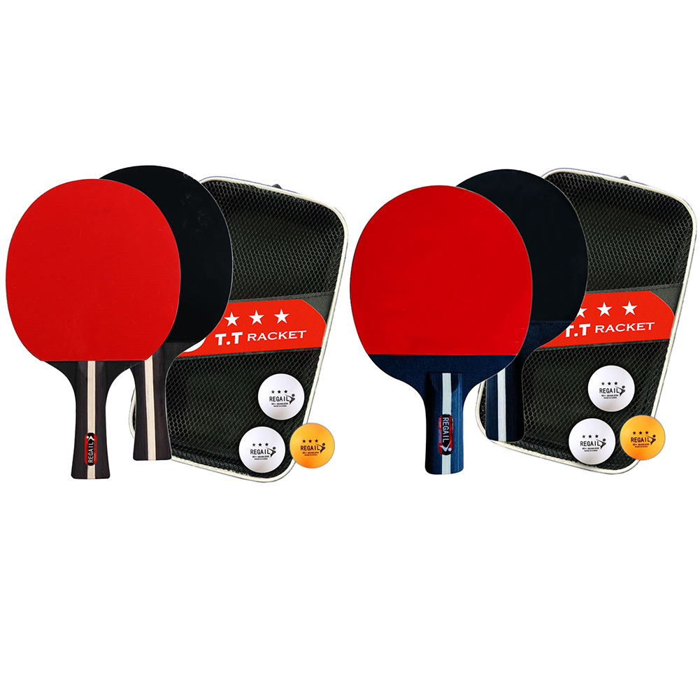 مضرب بينج بونج مع مضربين و3 كر - مراجعة Table Tennis Training China وسعره