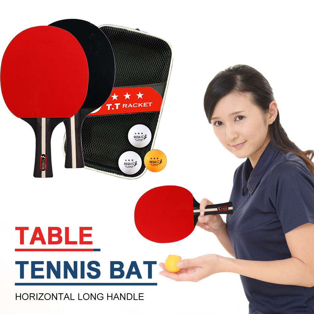 مضرب بينج بونج مع مضربين و3 كر - مراجعة Table Tennis Training China وسعره