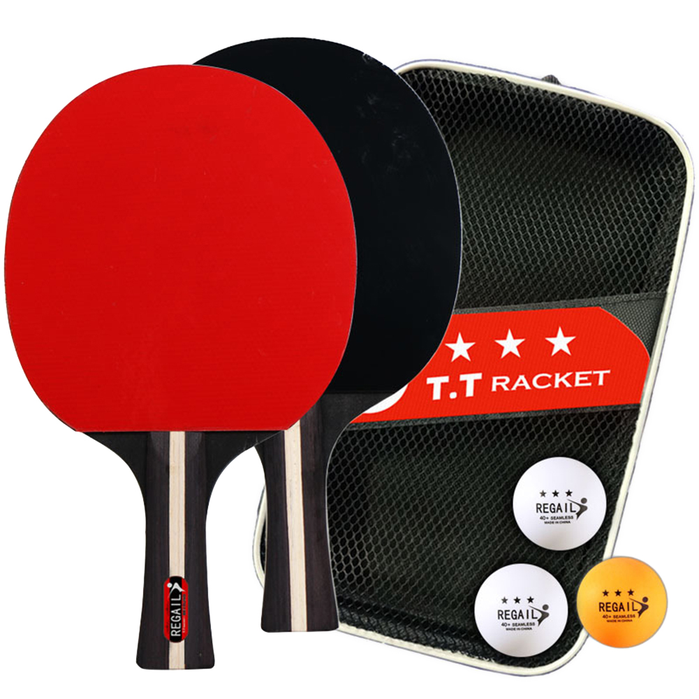 مضرب بينج بونج مع مضربين و3 كر - مراجعة Table Tennis Training China وسعره