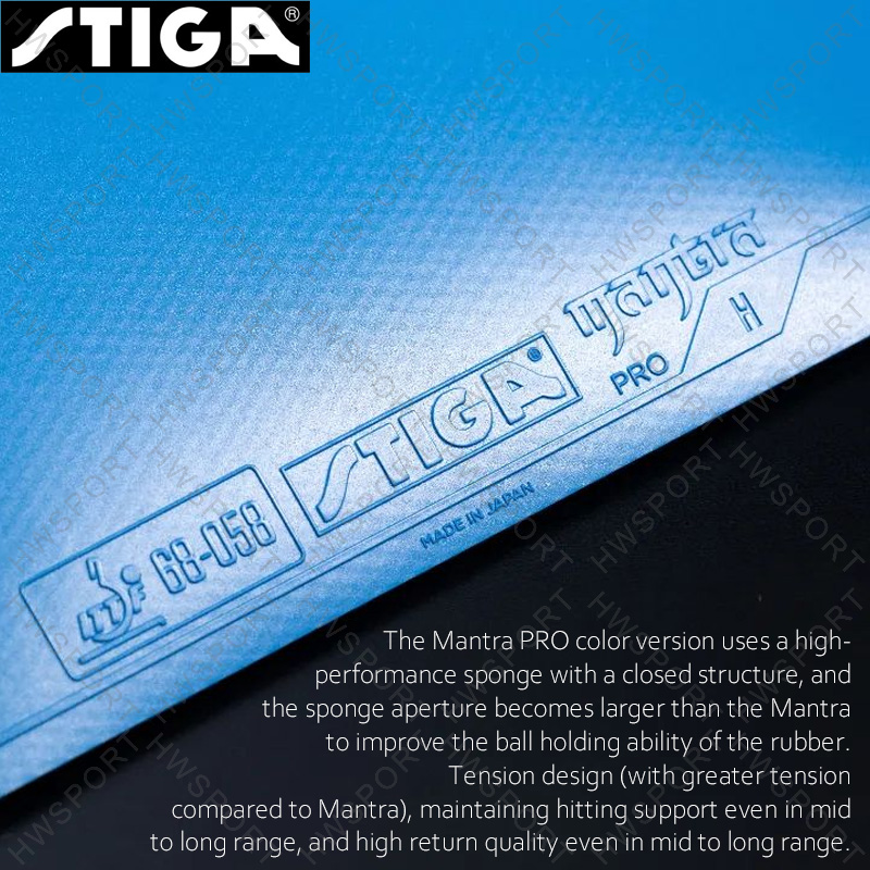 STIGA Mantra Pro الملونة تنس ا - مراجعة Table Tennis Japan وسعره