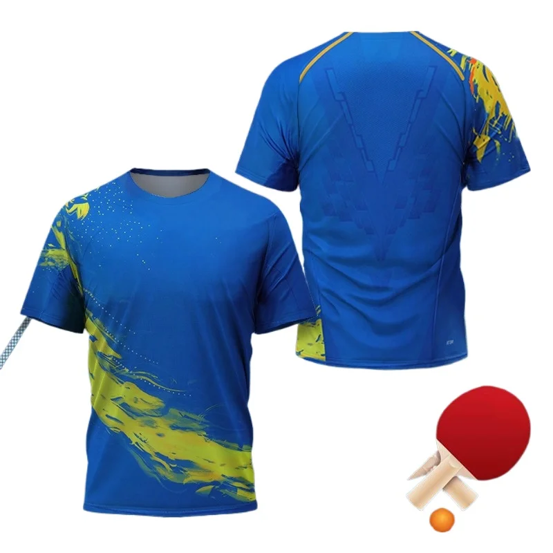 قميص رياضي للرجال بتصميم تنس ا - مراجعة Table Tennis Shorts وسعره