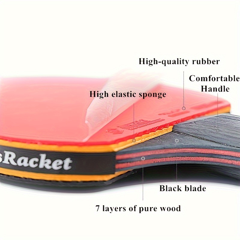 مضربان احترافيان لتنس الطاولة، - مراجعة Table Tennis Backhand وسعره