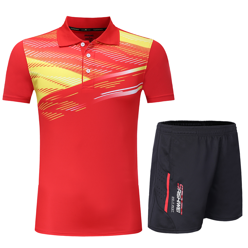 جديد الرجال النساء تنس تي شيرت - مراجعة Table Tennis Shorts وسعره